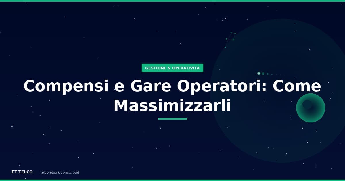 Come leggere le gare degli operatori telefonici e massimizzare i compensi nel negozio