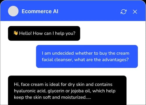 Esempio conversazione chatbot