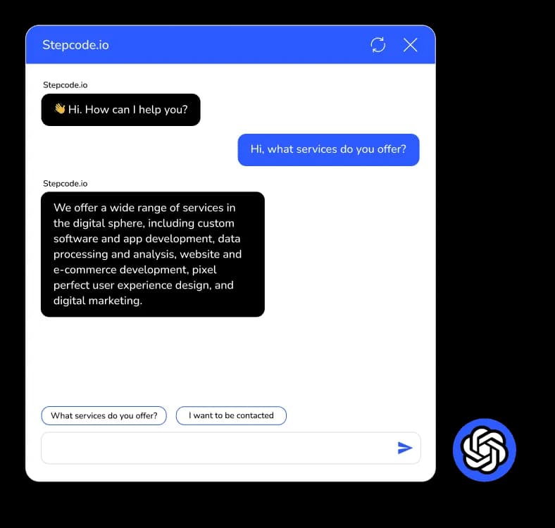 Esempio conversazione chatbot