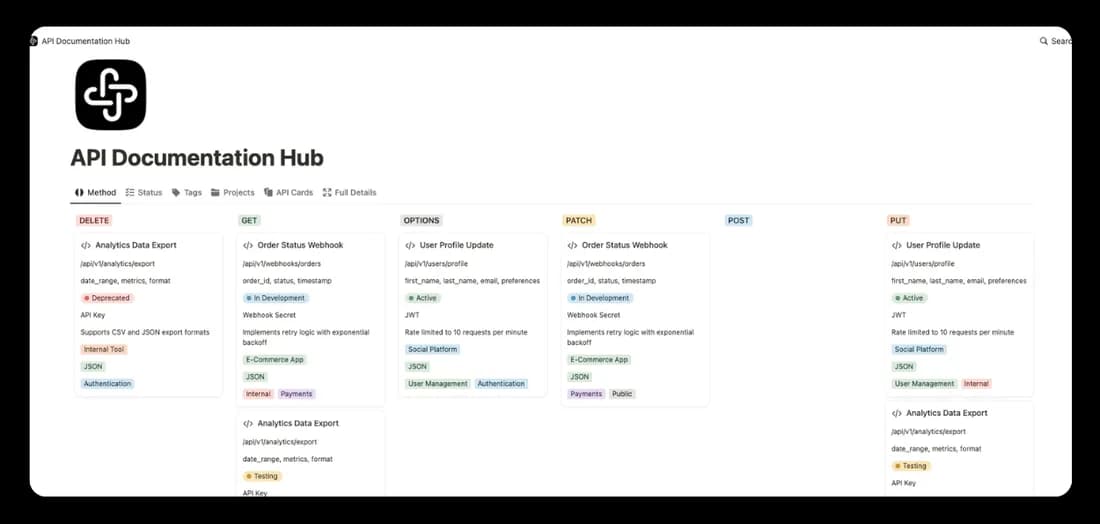Workspace Notion integrato con calendario, email e chat