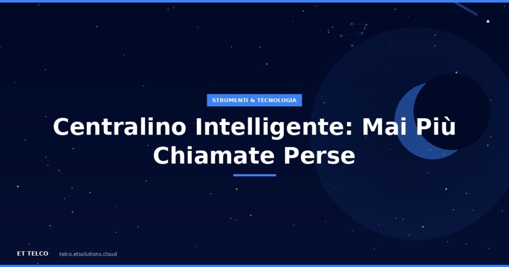 Centralino intelligente con AI per negozi di telefonia: risponde 24/7 e prenota appuntamenti
